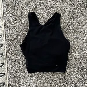 Black athleta conscious crop tank